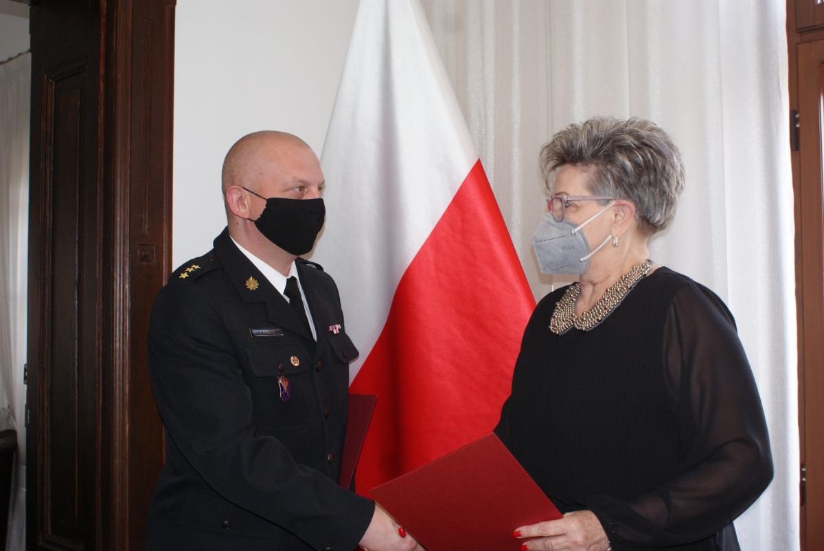 Mrągowscy strażacy już oficjalnie z nowym komendantem