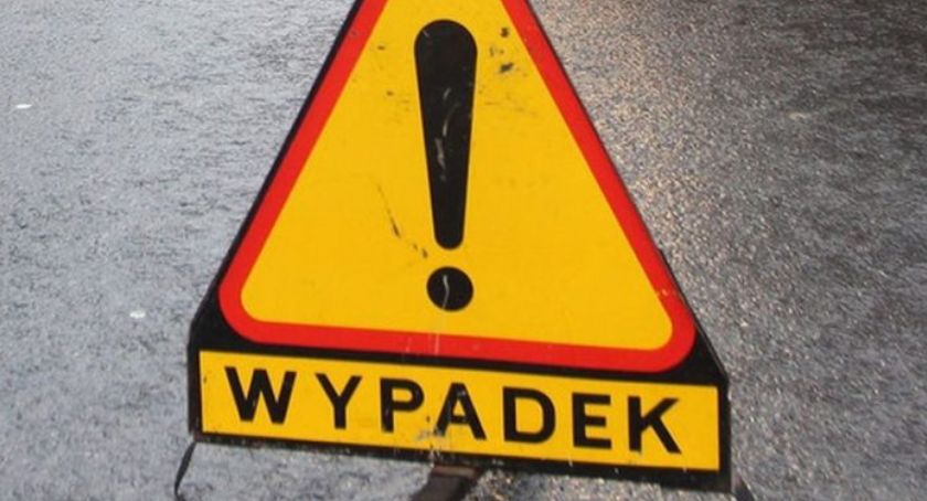 Wypadek na trasie Mrągowo - Giżycko