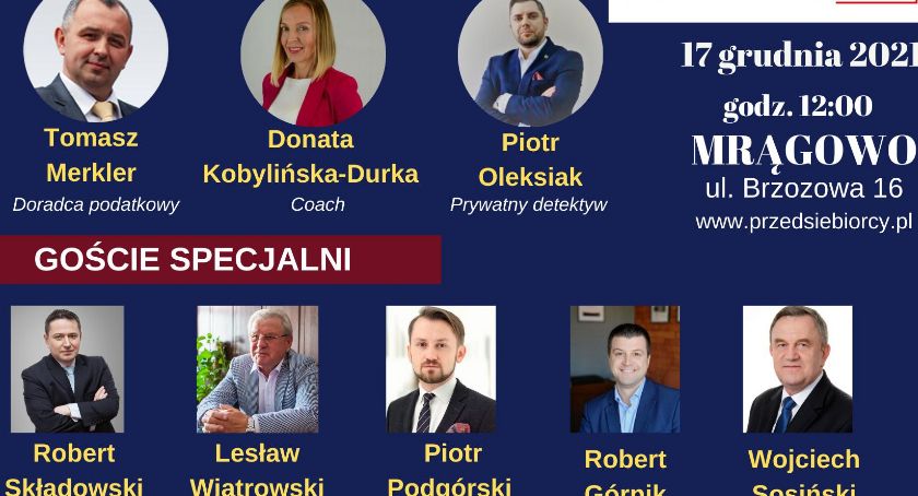 Konferencja przedsiębiorców z Warmii i Mazur - Mrągowo 17.12.2021