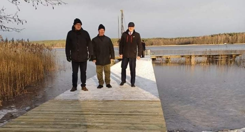 Rybno - pomost na jeziorze Piłakno już gotowy
