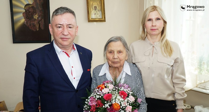 Zacny jubileusz mieszkanki Mrągowa