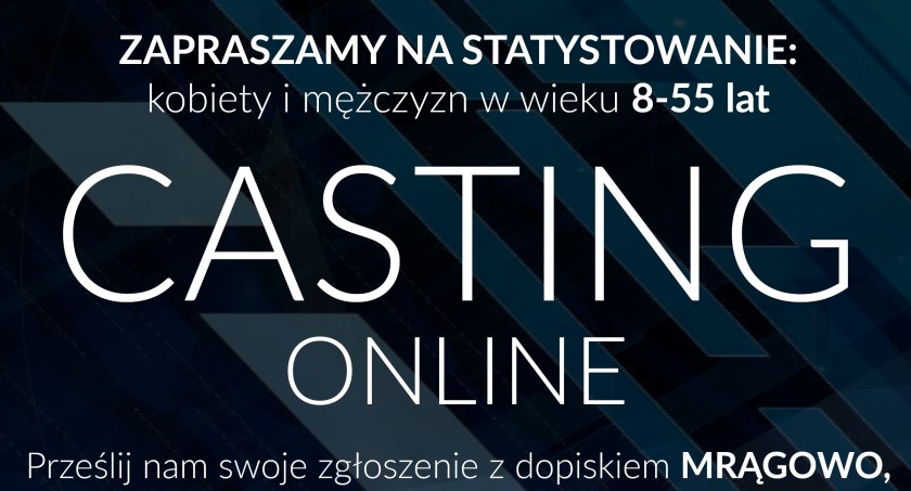 Masz 8-55 lat i mieszkasz w okolicy Mrągowa? Weź udział w castingu do nowego filmu Bartka Konopki!
