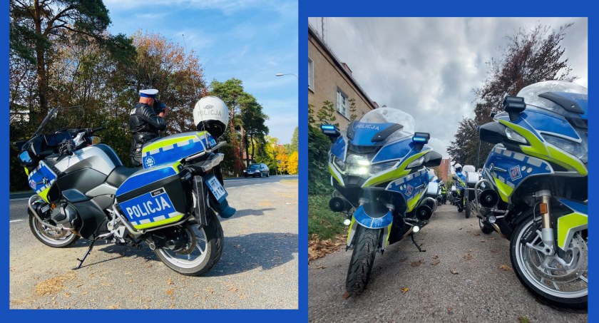 Powiększyła się flota mrągowskiej policji – nowe motocykle już na służbie