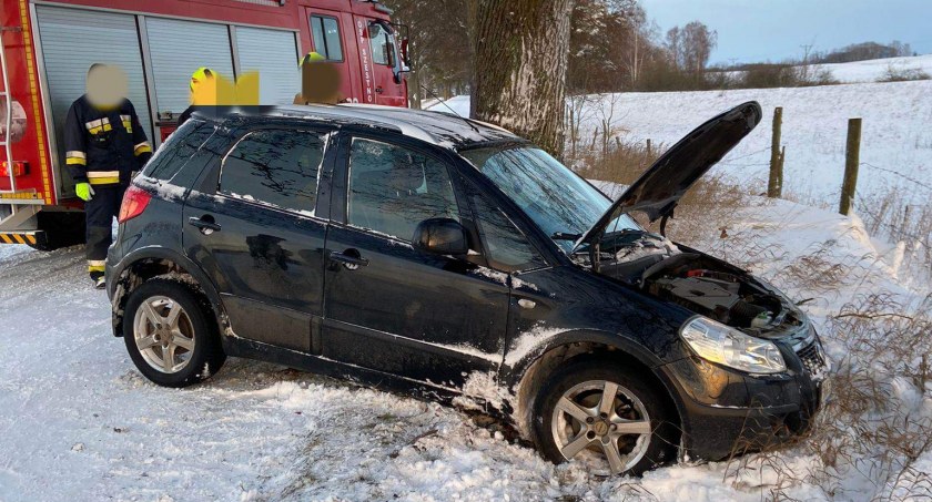 Wypadek na trasie Kiersztanowo-Lembruk