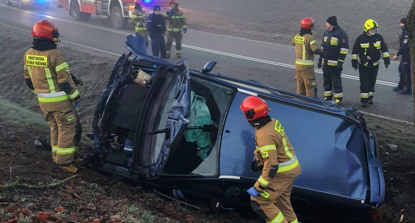 Wypadek pod Szestnem - w aucie było dziecko!