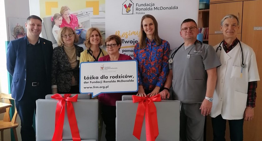 Kolejne łóżka dla rodziców małych pacjentów Szpitala Mrągowskiego