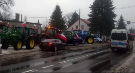 Policjanci podsumowali protest rolników z powiatu mrągowskiego