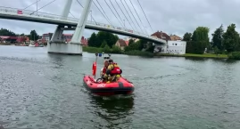Nocne poszukiwania w gminie Mikołajki. Zaginiona osoba została odnaleziona