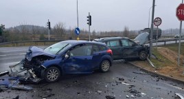 Mrągowo: Wypadek na skrzyżowaniu koło Adamsa