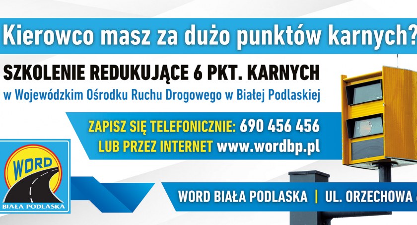 Wróciły szkolenia z zakresu redukcji punktów karnych dla kierowców