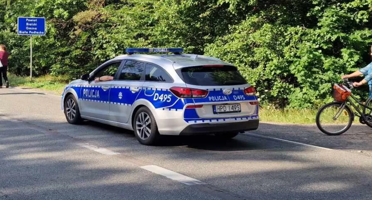 Biała Podlaska: Bez kasku i z trzema promilami jechał ulicami miasta. Próbował uciekać przed mundurowymi 