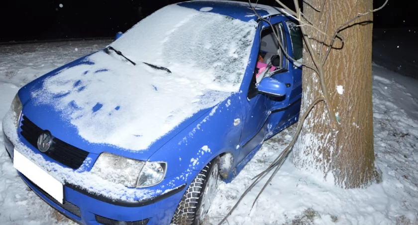 Wypadek w Jelnicy: Kierująca straciła panowanie nad autem i uderzyła w drzewo