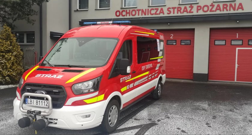 OSP Terespol otrzymuje dotację na zakup nowego sprzętu ratowniczego i wyposażenia osobistego dla strażaków. Bezpieczeństwo mieszkańców oraz gotowość do reagowania na wszelkie zagrożenia są priorytetem