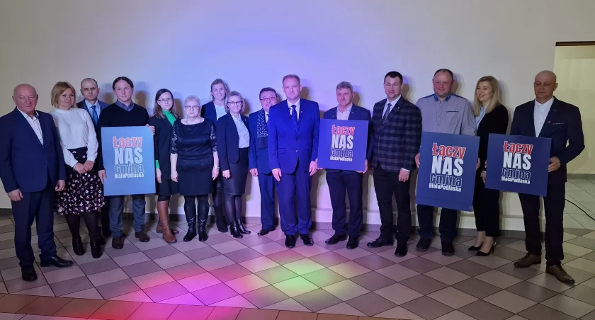 Krzysztof Radzikowski, kandydat na wójta gminy Biała Podlaska przedstawił swoją drużynę do rady gminy 