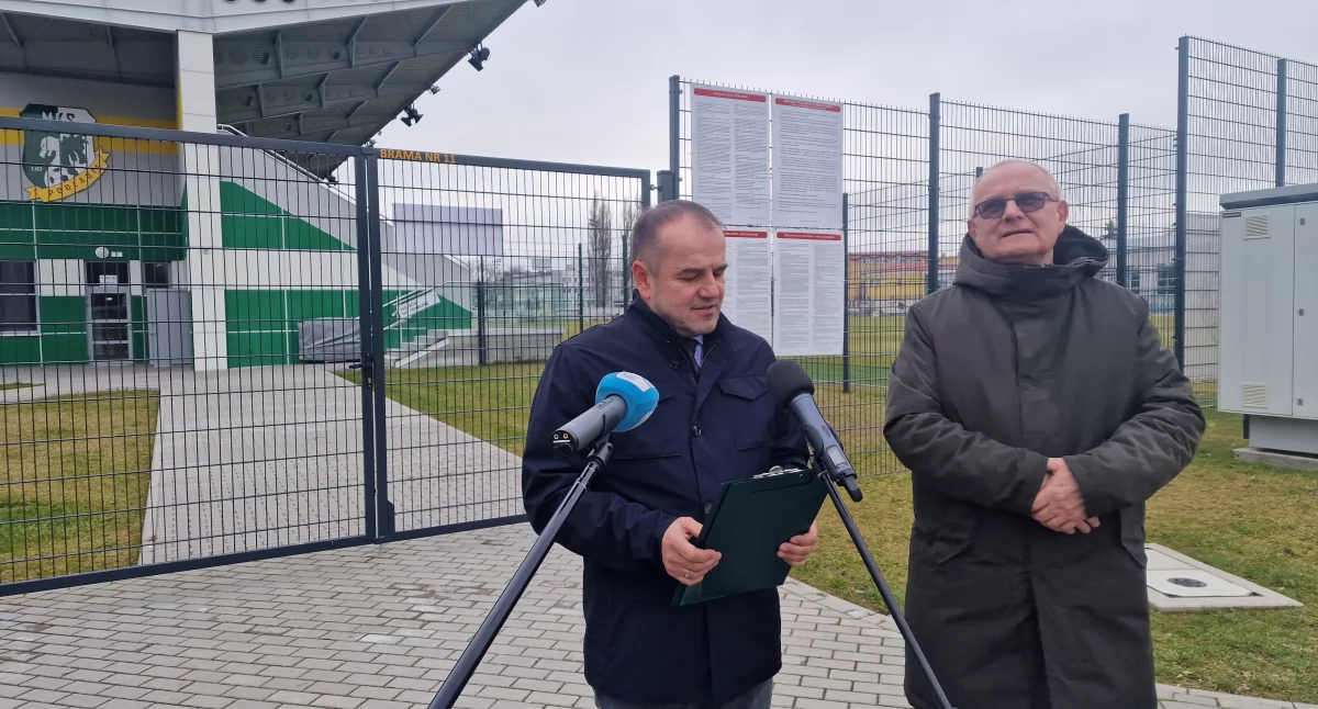 Dariusz Litwiniuk, kandydat na prezydenta Białej Podlaskiej chce, żeby na mecz MKS Podlasie wchodziła większa ilość kibiców