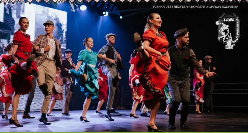 Pełen energii koncert taneczny z Zespołem Podlasie z AWF Biała Podlaska