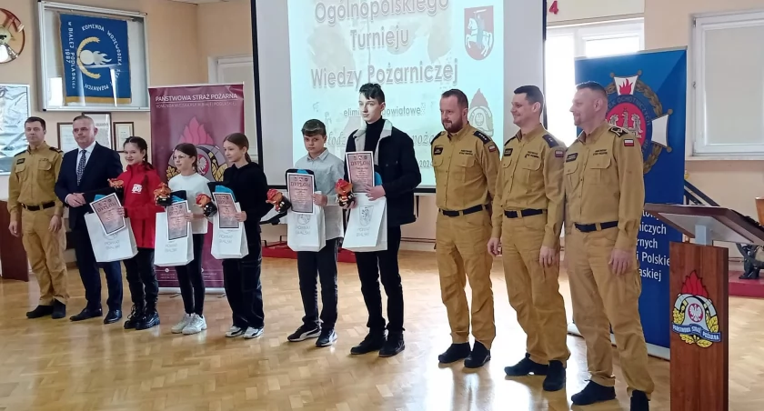 Podsumowali konkurs Młodzież zapobiega pożarom na szczeblu powiatu bialskiego 