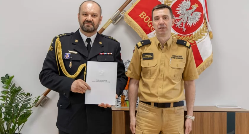 Komendant główny PSP powołuje Marka Chwalczuka z Białej Podlaskiej  na zastępcę komendanta wojewódzkiego PSP w Lublinie