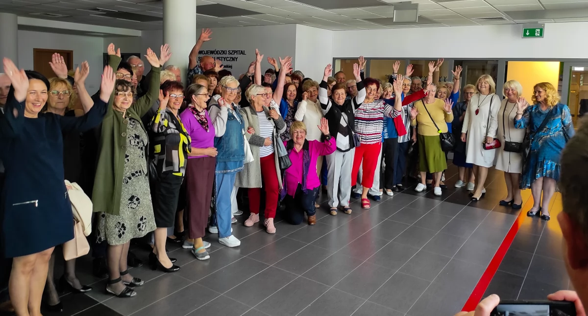II spotkanie Wirtualnego Klubu Seniora w Wojewódzkim Szpitalu Specjalistycznym w Białej Podlaskiej