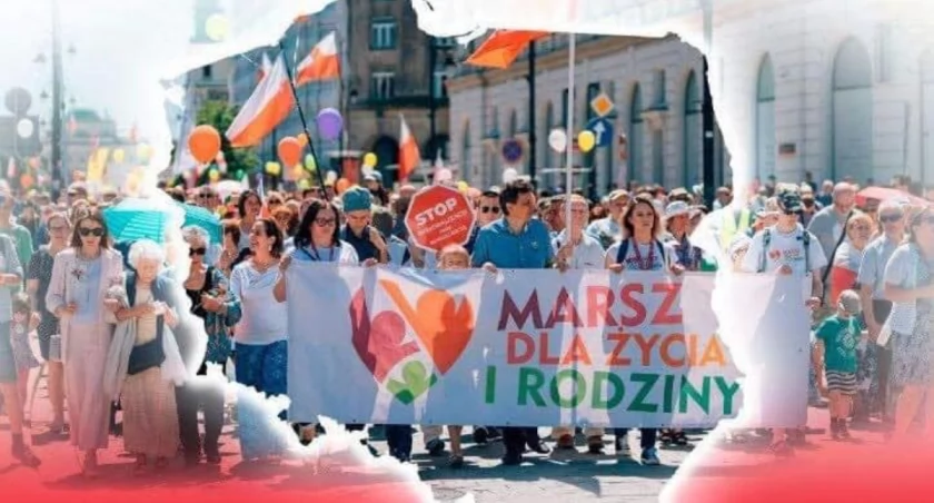 Marsz dla Życia i Rodziny w Białej Podlaskiej. Katolicy manifestują przywiązanie do wartości rodzinnych