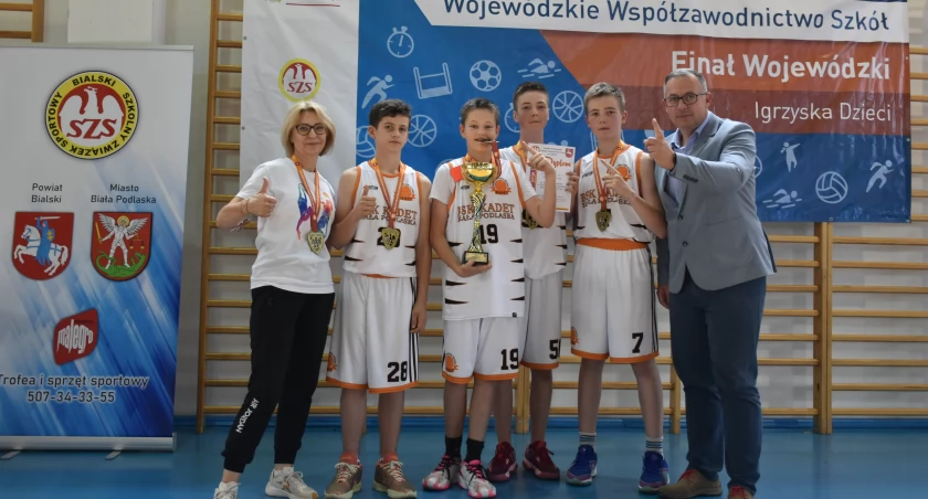 Drużyna chłopców z Białej Podlaskiej mistrzem województwa w koszykówce 3x3