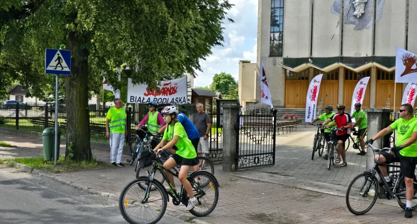 Rajd rowerowy NSZZ Solidarność do Pratulina z Białej Podlaskiej 40. rocznica mordu ks. Jerzego Popiełuszki