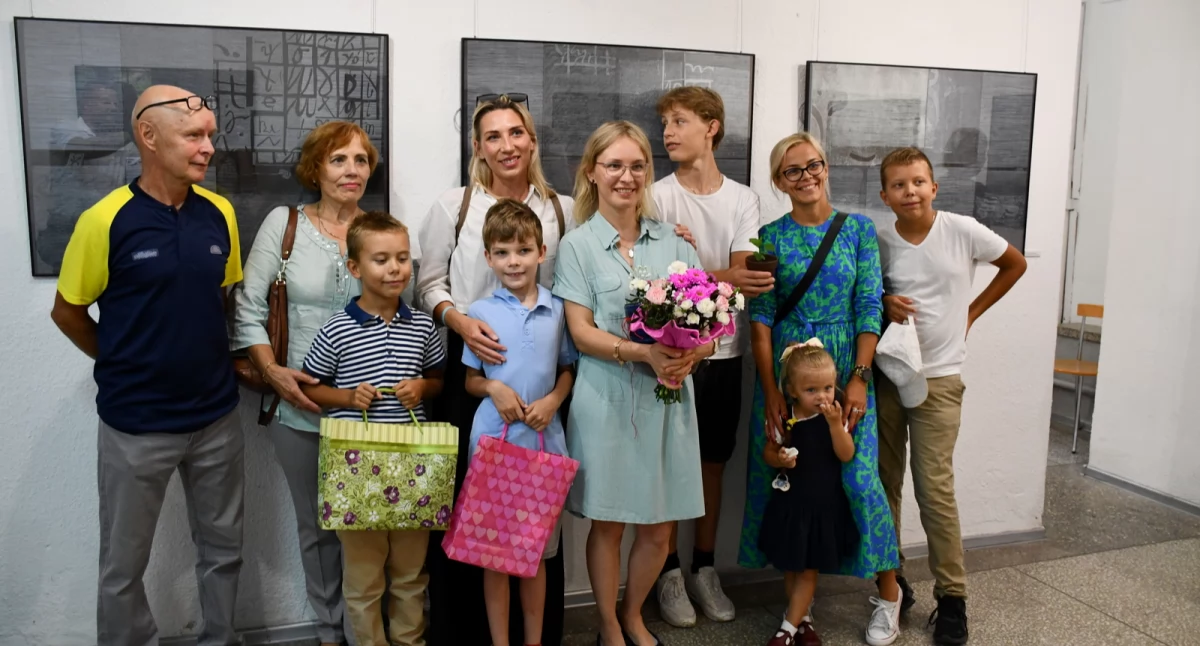 Finisaż wystawy Marzeny Łukaszuk Obraz Niepodzielny w Galerii Podlaskiej