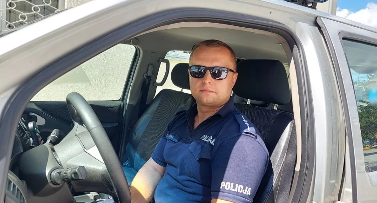 Bialski dzielnicowy zatrzymał poszukiwanego w czasie wolnym