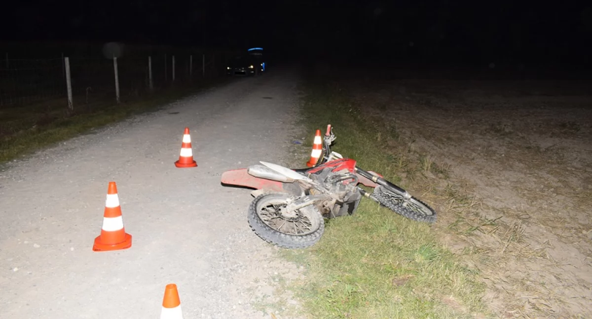 Nie miał uprawnień i jechał pijany motocyklem- zdarzenie w Międzyrzecu Podlaskim