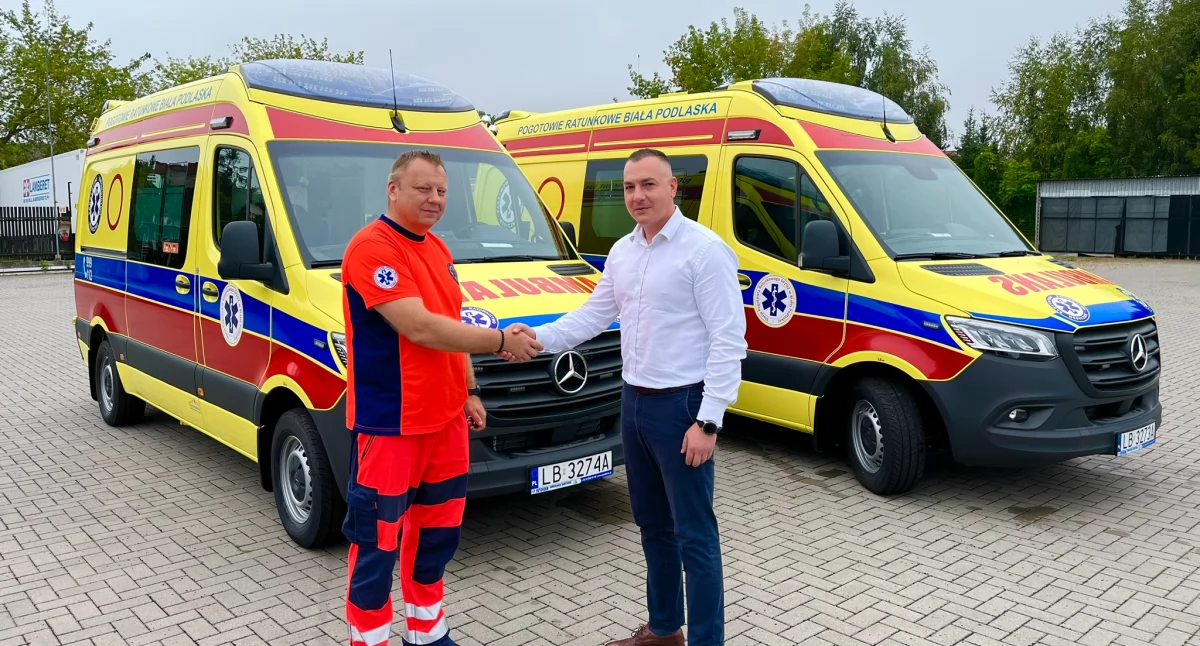 Nowoczesne ambulanse typu C dla Pogotowia Ratunkowego w Białej Podlaskiej