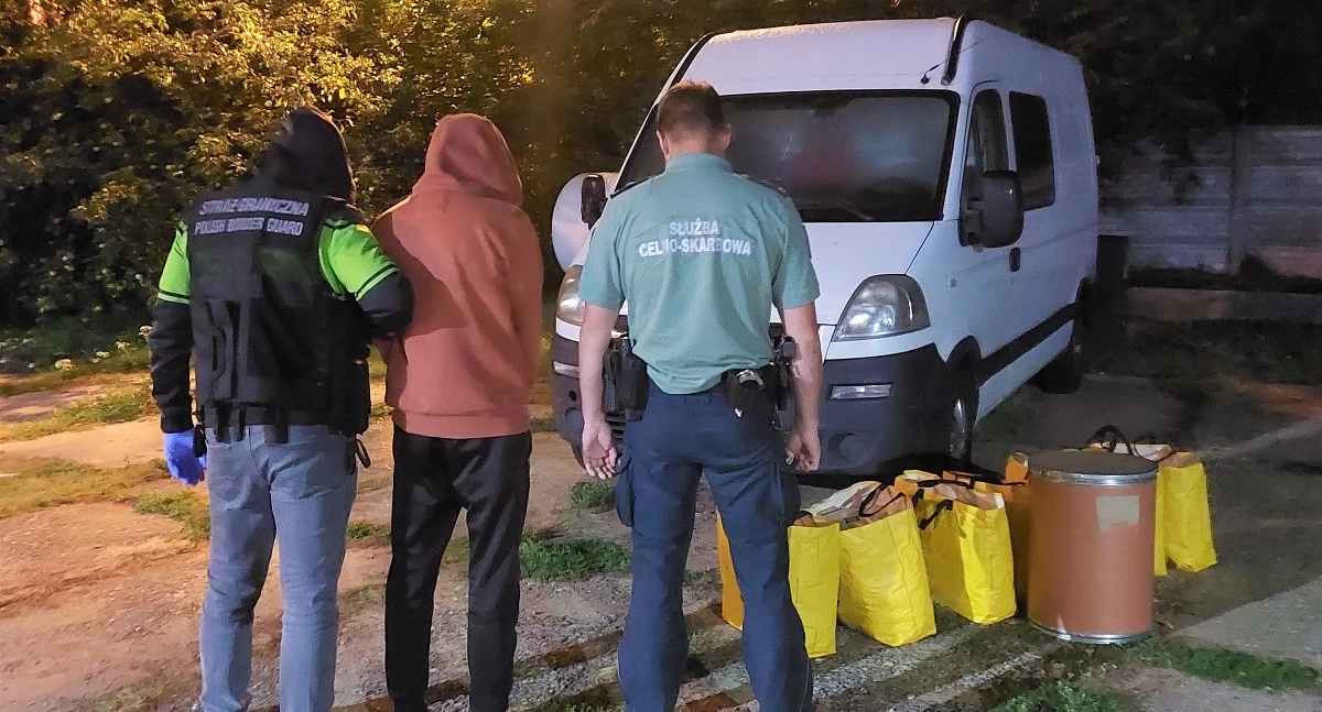 Rekordowy transport narkotyków: Funkcjonariusze z Terespola udaremnili przemyt 122 kilogramów substancji o wartości 6 milionów złotych