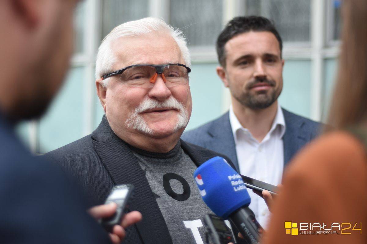 Wizyta Lecha Wałęsy w Białej Podlaskiej