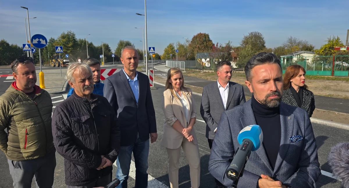 Otwarcie ronda Biała Podlaska, rondo turbinowe, inwestycja drogowa. Ruch bedzie możliwy od godziny 14