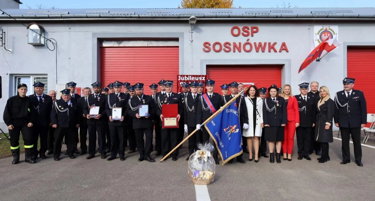 Uroczyste obchody 95-lecia Ochotniczej Straży Pożarnej w Sosnówce
