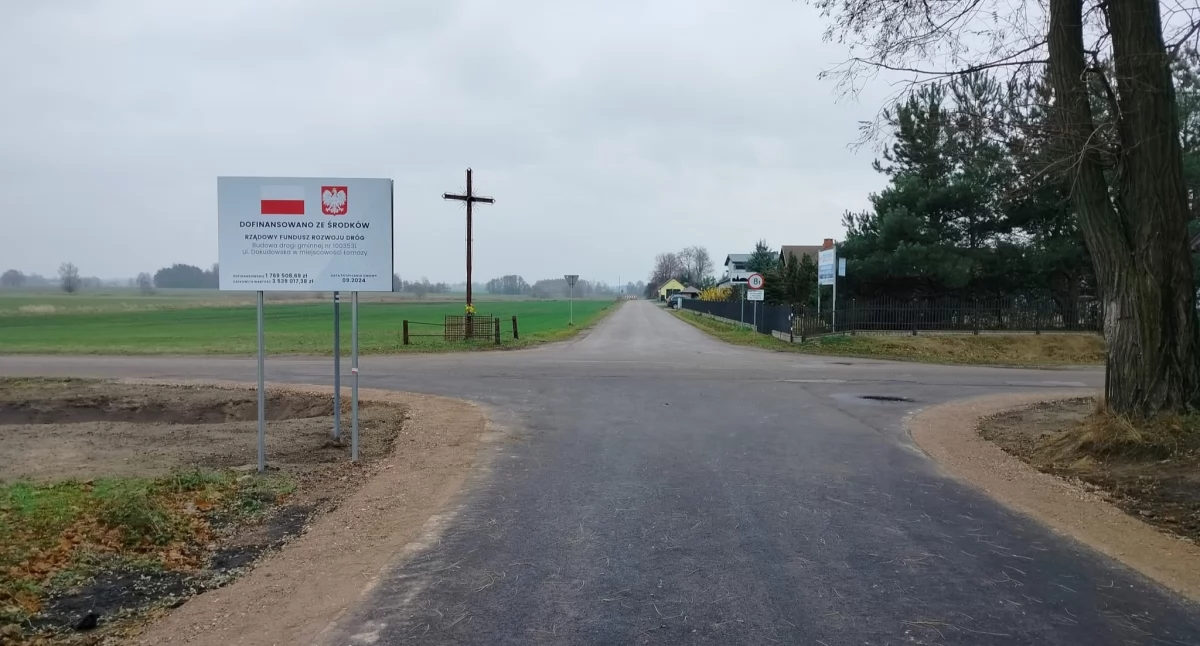 Nowa jakość podróżowania w Łomazach: zakończono budowę ul. Dokudowskiej