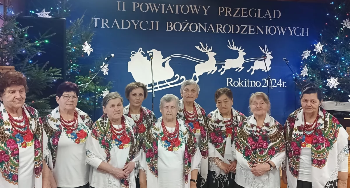 Sukces Klubu „Senior+” z Międzylesia na II Powiatowym Przeglądzie Tradycji Bożonarodzeniowych w Rokitnie