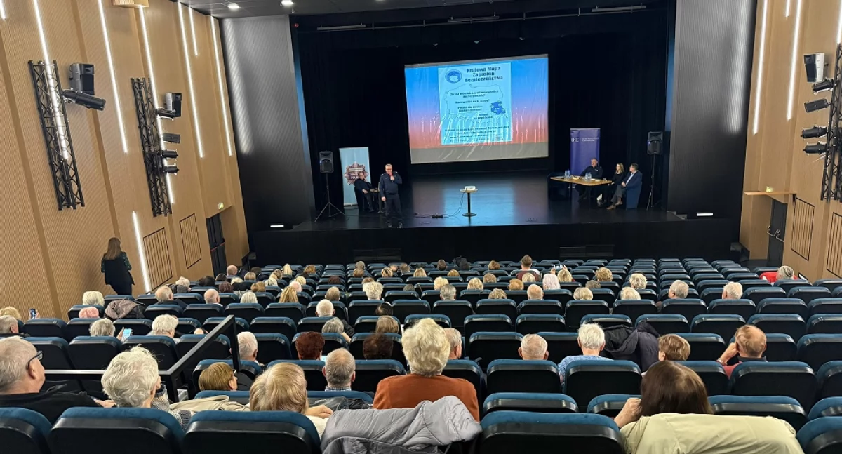 Bezpieczni Seniorzy- debata w Międzyrzecu Podlaskim o zagrożeniach i rozwiązaniach