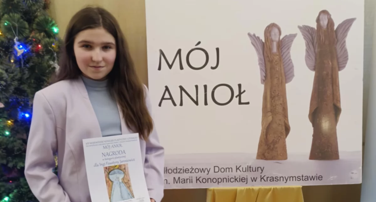 Inga Faustyna Jarosiewicz z nagrodą w XIII Wojewódzkim Konkursie Plastycznym i Literackim „Mój Anioł. Tajemnica”. Wyjątkowe osiągnięcie artystki z Klubu Kultury „Eureka”