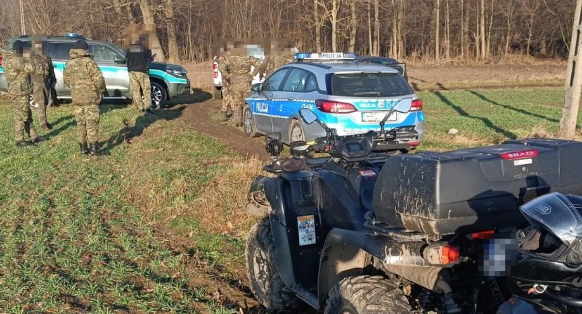 Policjanci z Terespola interweniowali w czasie wolnym od służby. Zatrzymano kierowcę podejrzanego o nielegalny odbiór migrantów i sklepowego złodzieja