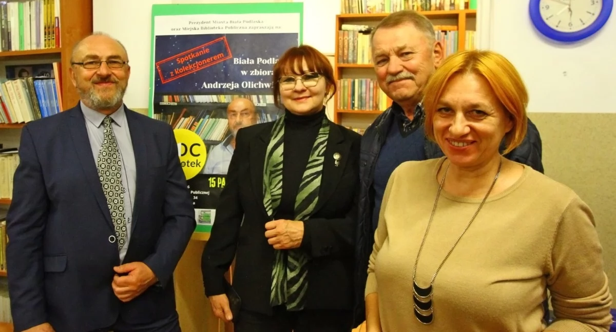 Miejska Biblioteka Publiczna w Białej Podlaskiej zaprasza na spotkanie z Andrzejem Olichwirukiem: 