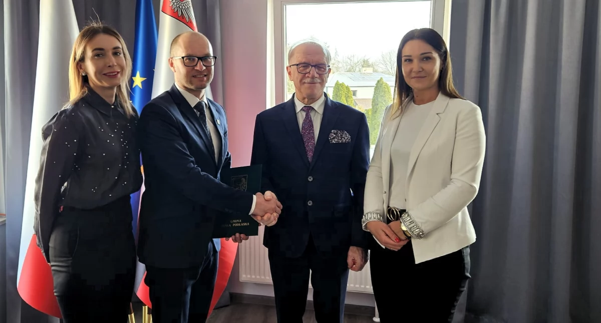 Gmina Biała Podlaska gościła Wójta Gminy Konstantynów. Podpisano ważną umowę