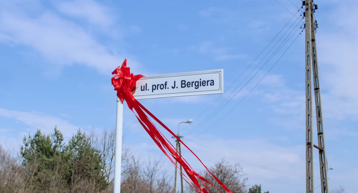 Uroczystość nadania nazwy ulicy prof. Józefa Bergiera w Białej Podlaskiej