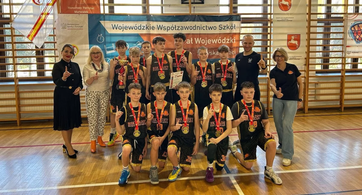 Młodzi koszykarze walczyli o tytuł mistrza! Finał Wojewódzki Igrzysk Dzieci w Białej Podlaskiej zakończony sukcesem SP 9
