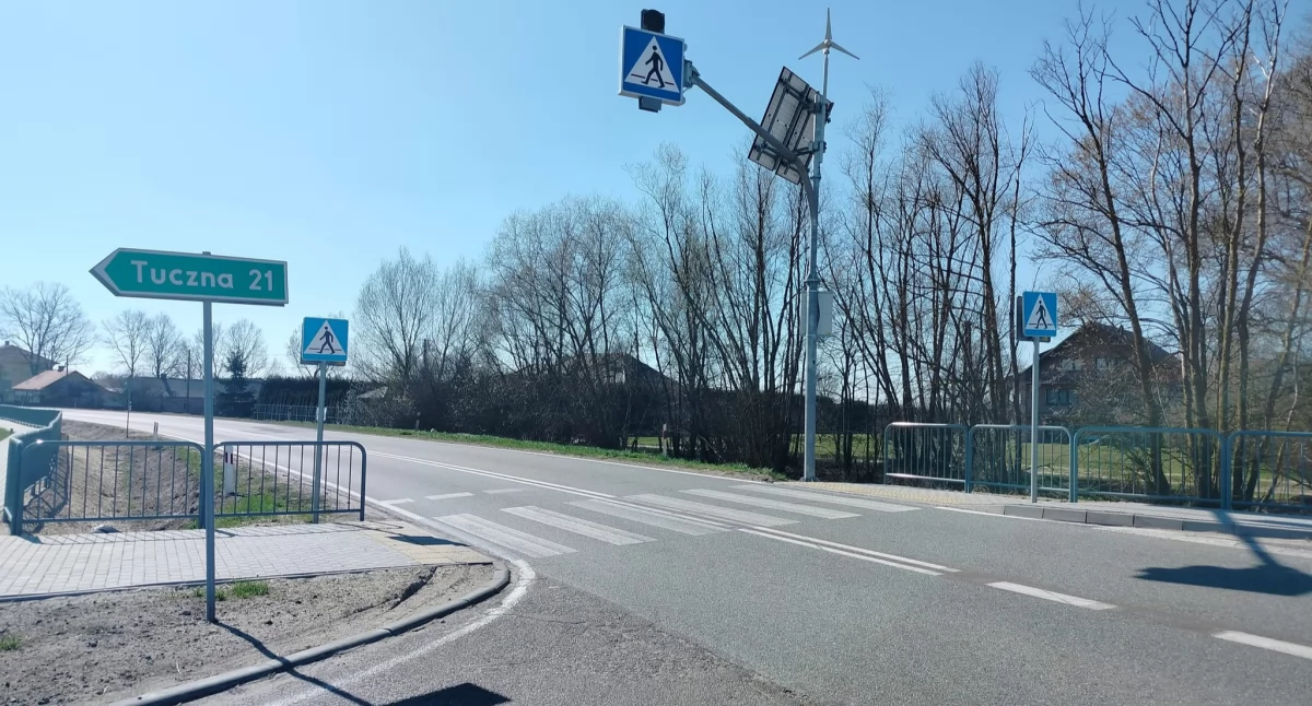 Nowoczesne przejścia i nowe chodniki- inwestycja w bezpieczeństwo pieszych w Gminie Łomazy