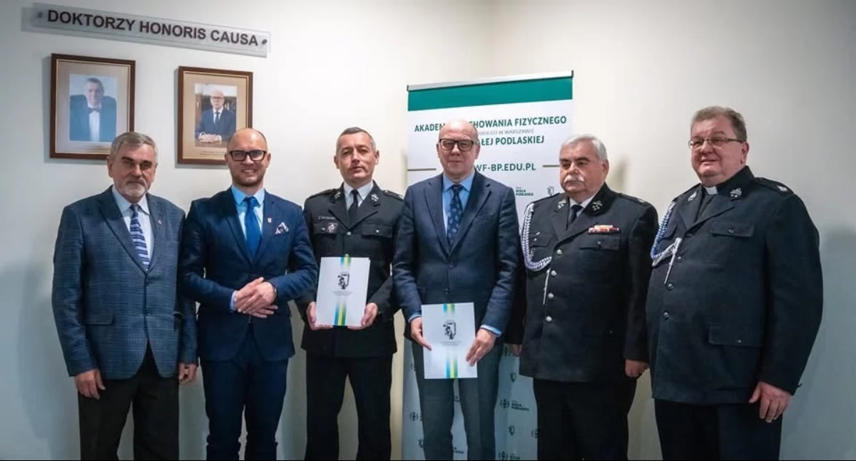 Przełomowa współpraca między OSP Sławacinek Stary a AWF Biała Podlaska