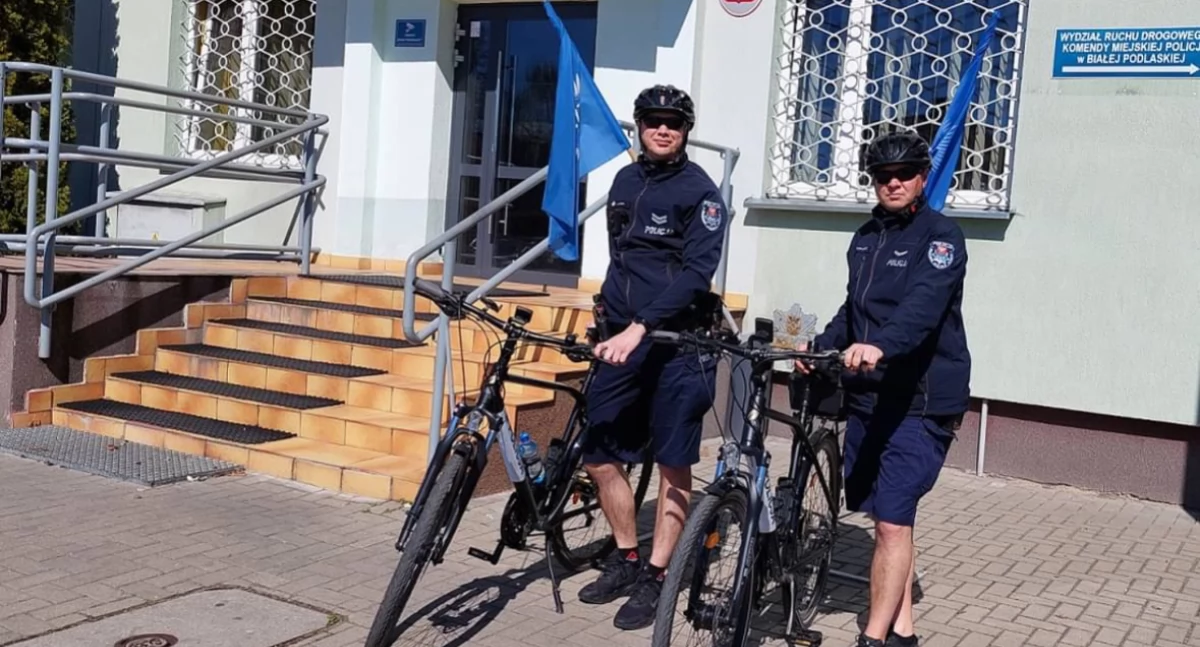 Bialscy policjanci na rowerach – rozpoczął się sezon jednośladów