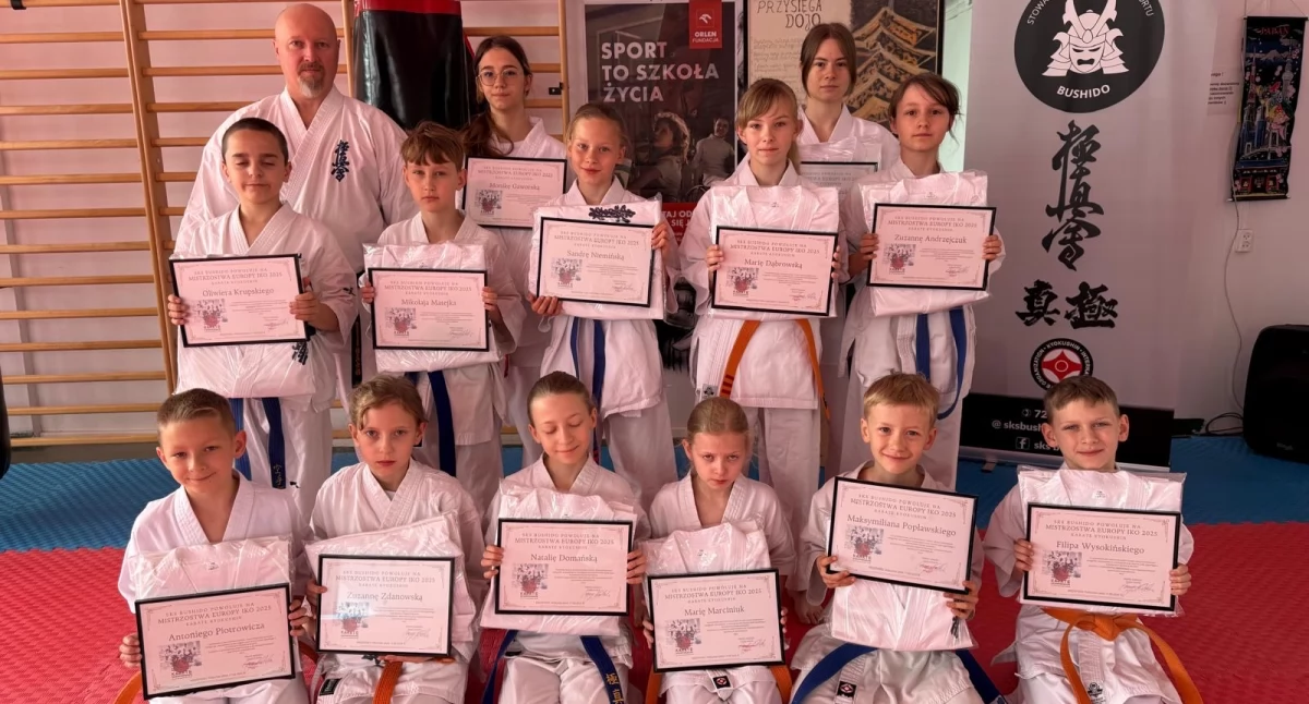 Historyczna liczba powołań na Mistrzostwa Europy IKO Karate Kyokushin. Trzynastu wojowników Bushido Międzyrzec Podlaski gotowych na warszawski czempionat