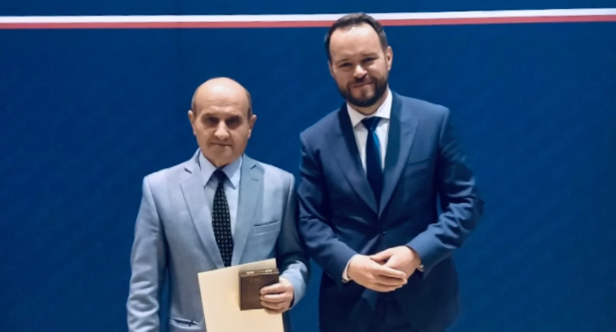 Sukces gminy Łomazy: Ryszard Bielecki uhonorowany Medalem 105-lecia LUW oraz Dyplomem Uznania