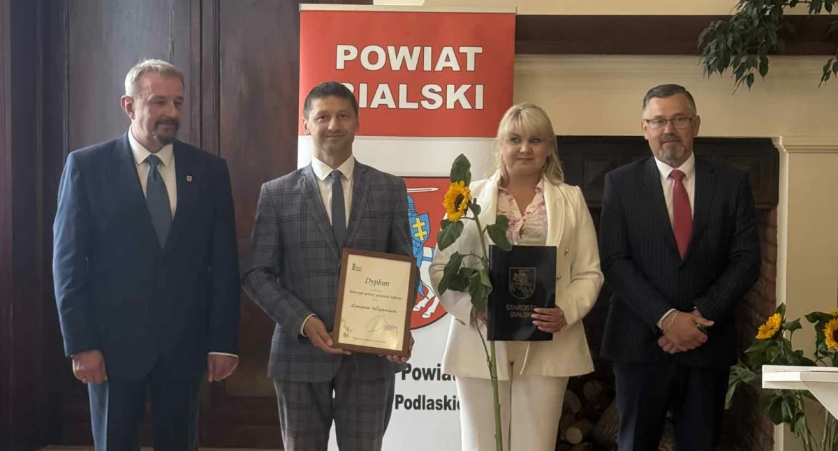 Dzień Działacza Kultury Powiatu Bialskiego: Gmina Wisznice z tytułem „Samorząd Gminny Przyjazny Kulturze” i młodzieżowym talentem sportowym na podium
