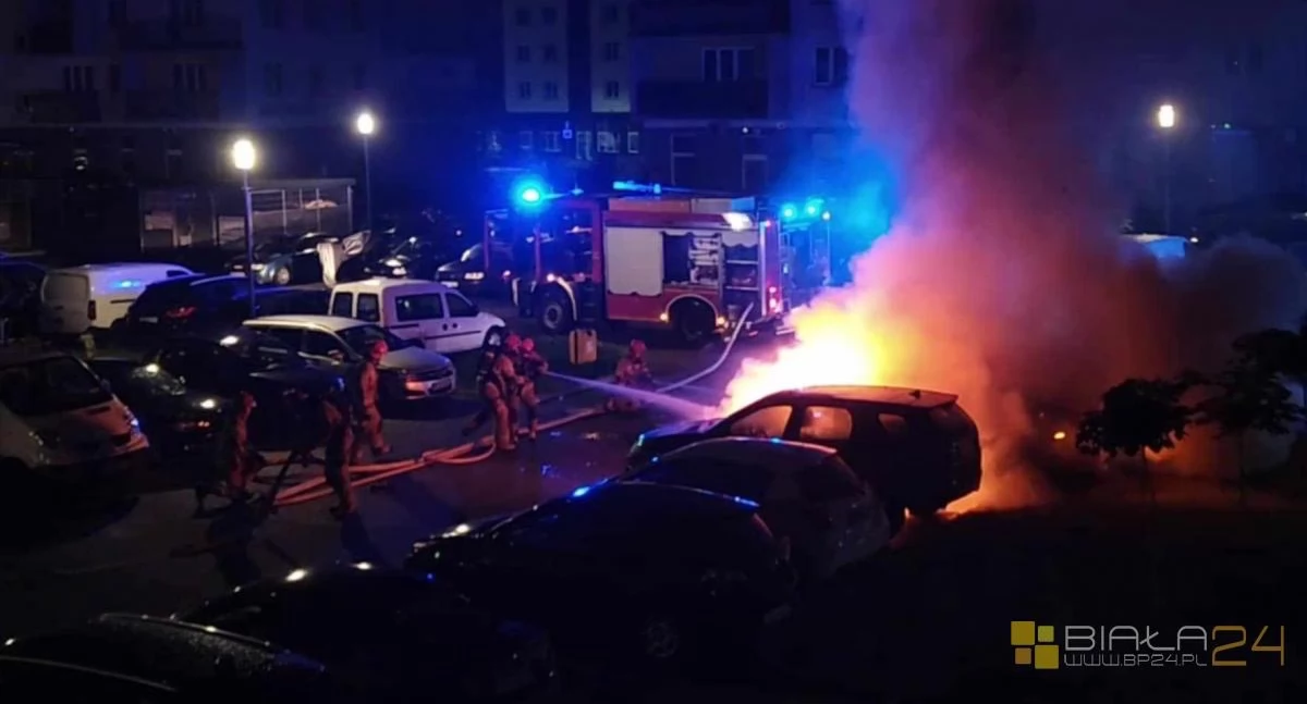 Podejrzany o podpalenie auta w nocy z 10 na 11 czerwca już w rękach policji! Grozi mu nawet 5 lat